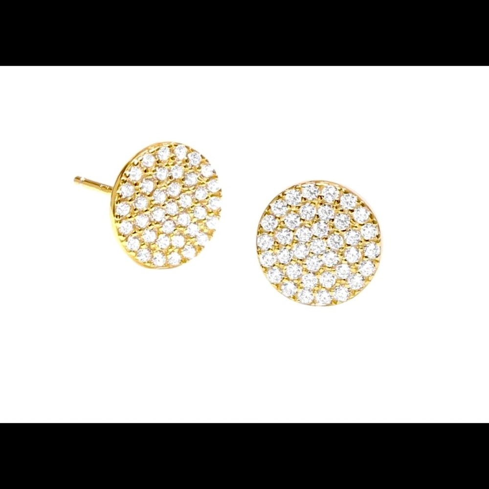 “Cuqui” small simple gold earrings 🤍